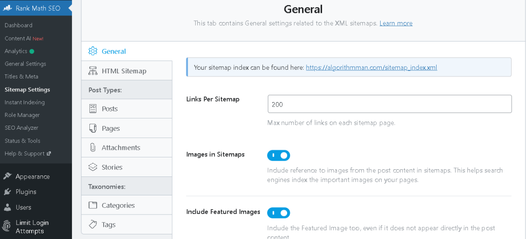 Creating a WordPress Sitemap