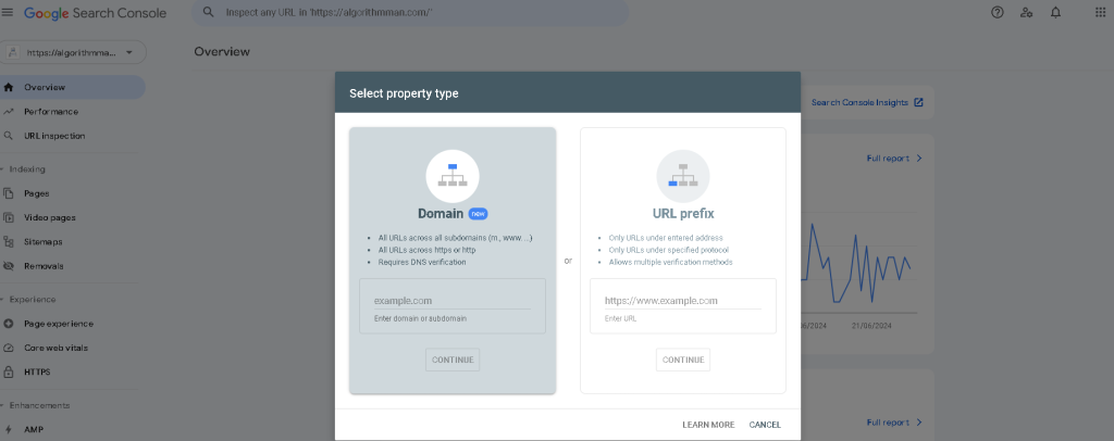 Add Your WordPress Website to Search Console
