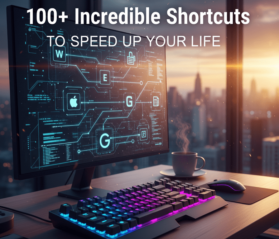 100+ Keys to Master Your Digital Life - keyboard shortcuts